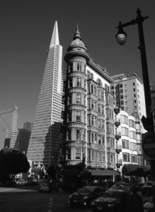 Sentinel Tower and Transamerica Building